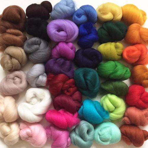 Colors fibre wool felting - fibre,