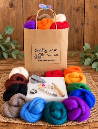 Needle felting starter kit - needle,