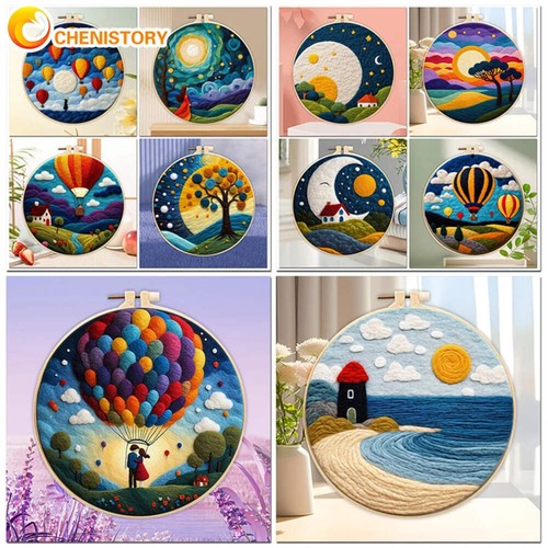 Wool felting painting kit - felting,
