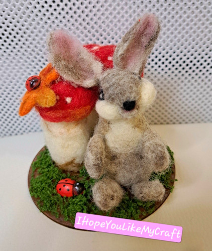 Wool needle felted autumn - felted,
