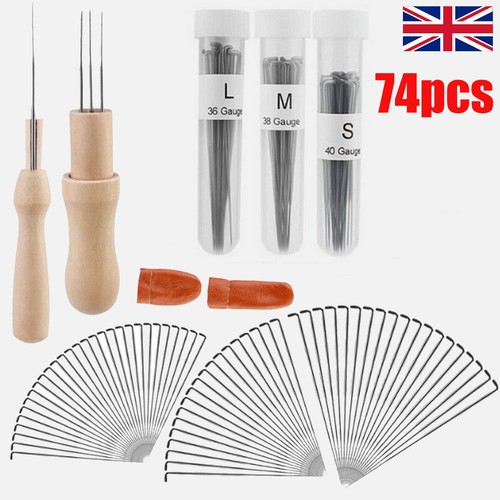 74pcs wool felting needles - 74pcs,