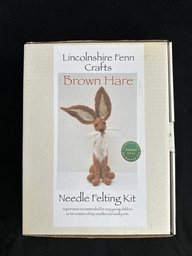Needle felting kit brown - kit,