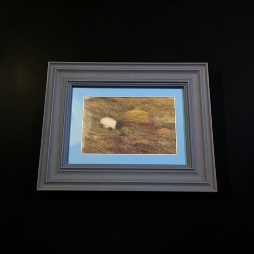 Ooak framed needle felted - framed,