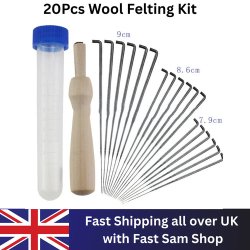 20x felting needles set - set, with