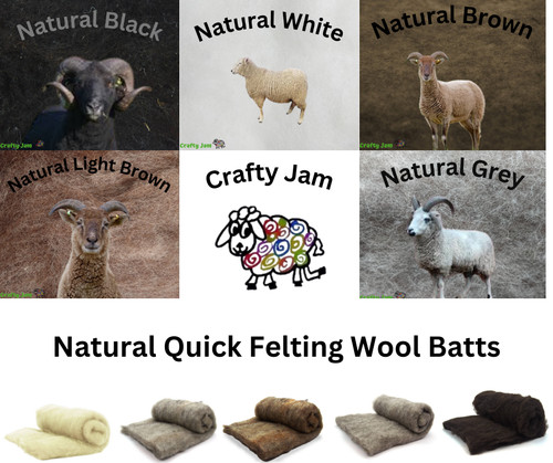 Needle felting wet - felting/wet, carded