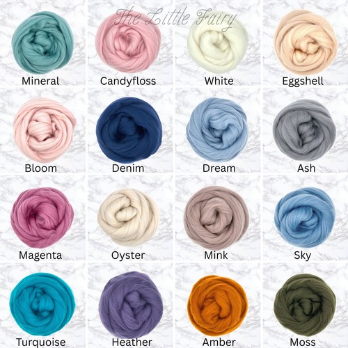 Merino wool roving needle - roving, needle/wet