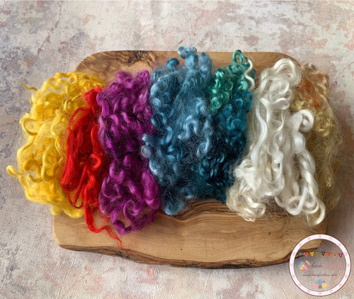 Heidifeathers dyed curly - heidifeathers®,