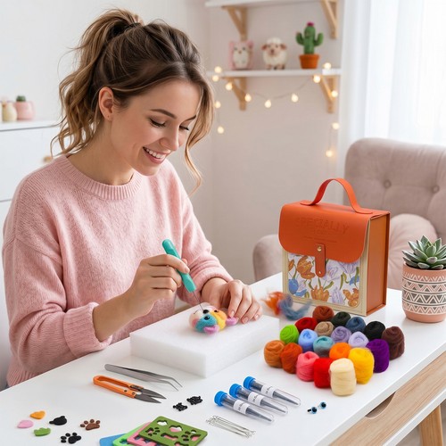 74pcs wool felt - 74pcs,