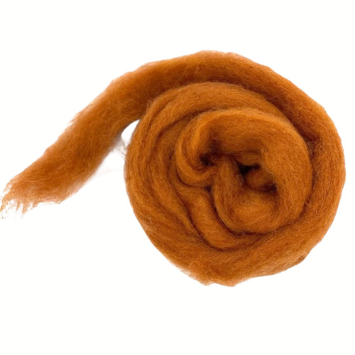 Corriedale carded wool sliver - carded,