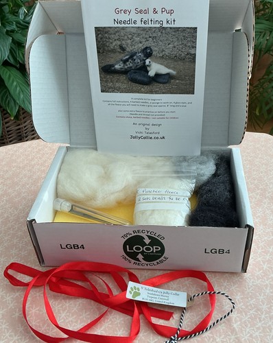 Needle felting kit seal - kit,