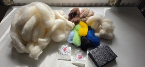 Needle felting starter kit - needle,