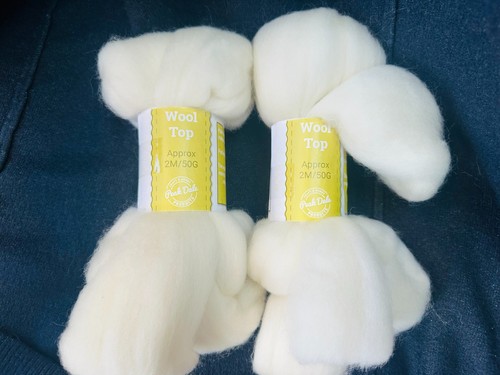 Corriedale wool top natural - corriedale,