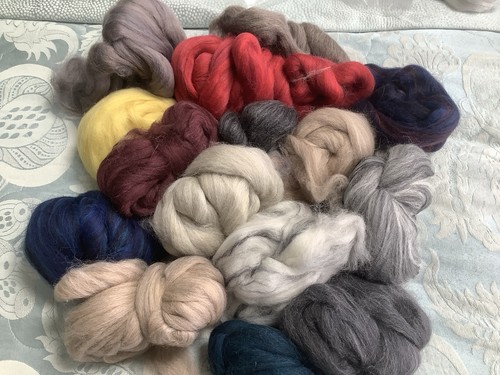 Felting wool bundle - felting,