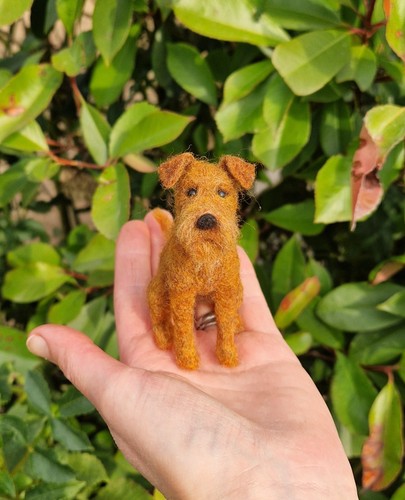 Needle felt felted - felt, felting