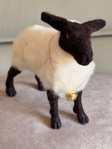 Needle felted sheep hand - felted, sheep,