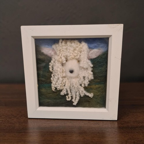 Ooak needle felted textile - needle,