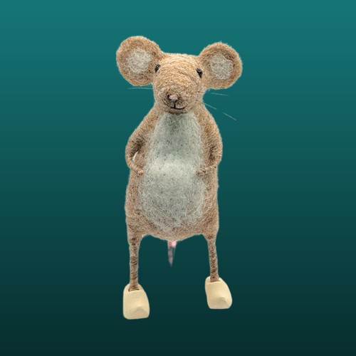 Needle felted little mouse - little,