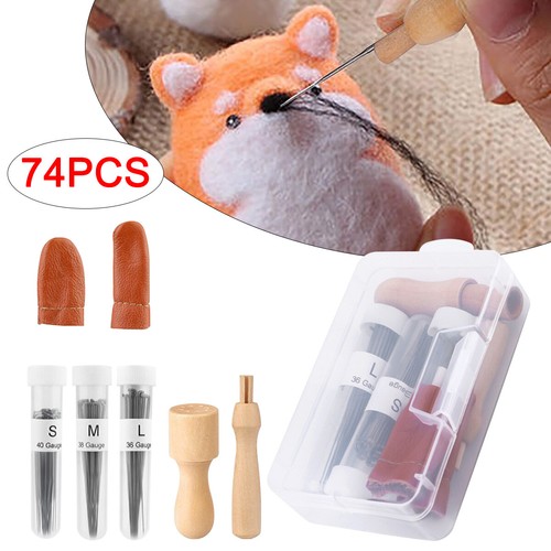 Pcs wool felting needles - 74,
