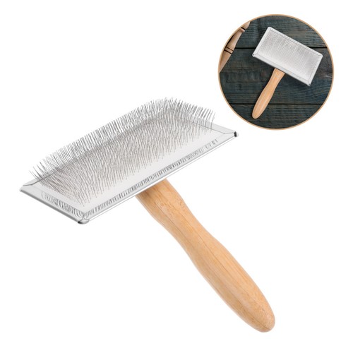 Wooden wool carders - wool, needle