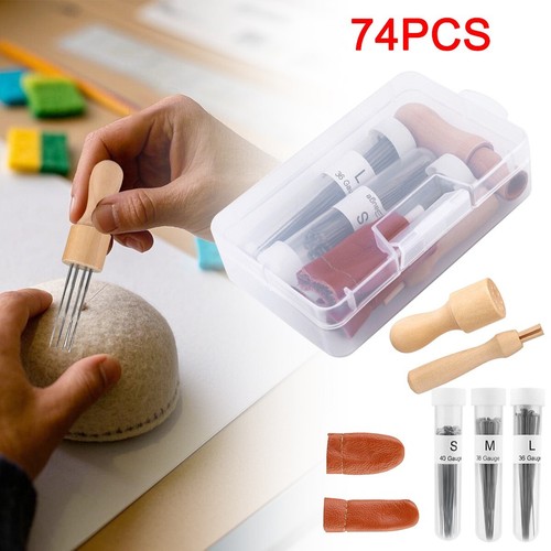 Piece wool felting needle - 74-piece,
