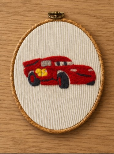 Lightning mcqueen handmade - mcqueen,
