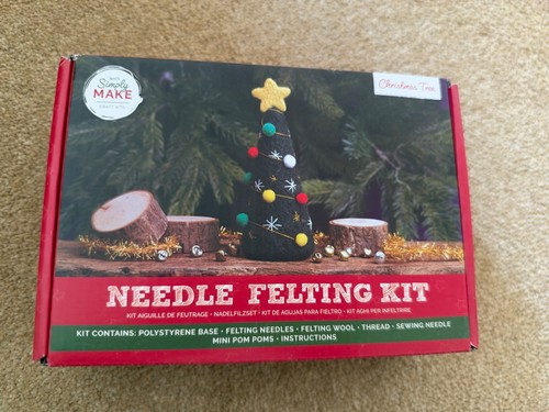 Needle felting kit christmas - felting,